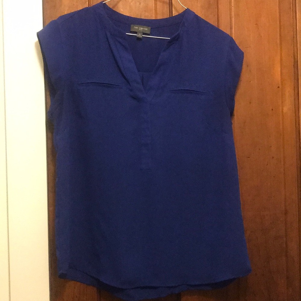 The Limited Blue Shell Top